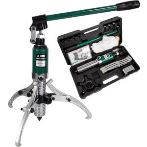 Hydraulic Gear Puller, 15 Ton Max. Capacity Hydraulic Puller, 2 or 3 Jaws Bearing Hub Separator, 3.9"- 11.8" Hydraulic Puller Separator Tool for Pulling Hubs (12 inch JAW)