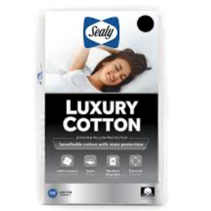 SEALY LUXURY COTTON PILLOW PROTECTOR -JM Queen