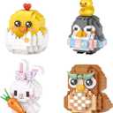 3 x Pinkiwine 4 Pack Easter Building Block Toys for Kids Boys Girls Teens Easter Basket Stuffers Gifts