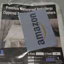 100% Waterproof Pillow Protectors Standard 20x26 Pair Zippered Pillow Case, Pillow Cover, Guaranteed Noiseless Pad, Ultra Plush Absorbent (Viscose Made from Bamboo), Green 2 Pack