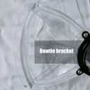 RV Vent Motor Replacement Kit 12 Fan Blade, 1200 CFM Motor Assembly with Screen, Quiet RV Roof Vent Repair Kit
