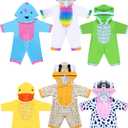 Doll Clothes,12 inch Baby Doll Clothes[6 Sets Animal Styling ] Valentine's Gift for 10/ 11 /12 inch Baby Girl&Boy Dolls