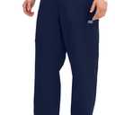 Cherokee mens Big & Tall Stretch Utility Pants, Navy, 2XL