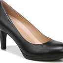 Naturalizer Womens Michelle Classic High Heel Pump (6, Black Leather)