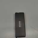 SOJOS Classic Square Polarized Sunglasses for Women Oversized Trendy Retro UV Protection Shade SJ2640 (Black Frame Grey Lens)