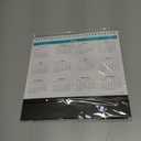 2026 Desk Calendar - Desk Calendar from January 2026 - December 2026, 10" x 8.3" Calendar Desk, 12 Months Standing Flip 2026 Desktop Calendars