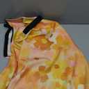 Travelkin Luggage Covers For Suitcase Tsa Approved,Suitcase Cover Protector Fit 26-28 Inch Luggage (Orange Floral)