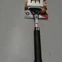 Weber Precision Grill Spatula, Silver – Stainless Steel BBQ Spatula with 3‑Sided Beveled Edge, Non‑Slip Soft‑Touch Handle, Hanging Loop, Dishwasher Safe - Grill Accessory