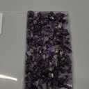 QICQDRAM Polished Gem Stones Rocks Crystals 0.9 Lb/405g Natural Tumbled Stones Amethyst Crystal Chips Bulk for Healing Crystals & Fish Tank Rocks Gravel, Vase Filler, Plants Decor