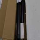 Closet Rod, 17 to 38 Inch Adjustable Closet Bar for Hanging Clothes, Heavy Duty Clothes Hanging Rod Closet Poles for Wardrobe, Laundry, Bathroom, Windows, Matte Black, 1.3 Inch Diameter