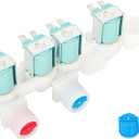 Upgrade DC97-15459H Water Inlet Valve For Samsung Washer WA50R5200AW/US WA45H7000AW/A2 WA45M7050AW WA400PJHDWR/AA WA50R5400AV/US, Replaces AP5621731, PS4220862, EAP4220862
