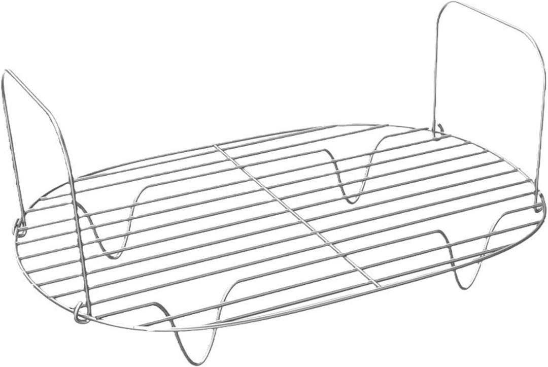 Steaming Rack Stainless Steel Grilling Stand Slow Cooker Steaming Holder Roasting Rack For MC1000 MC1001 Slow Cooker