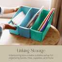 Linking Storage Book Bins, Plastic, 10-Pack, Contemporary