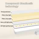 LED Desk Lamp, 3 Modes 5 Brightness, Magnetic, Rechargeable, White, Plastic, Home Office, Under Cabinet, Camping, Plant Light