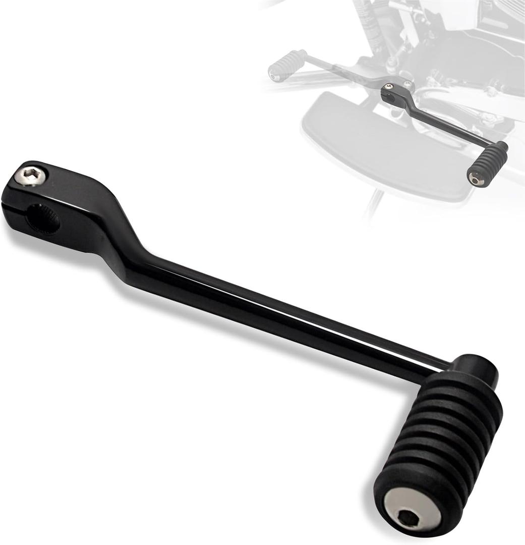 FOVPLUE Heel Shifter Lever, Rear Shifter Peg for Harley 1986-2017 FL Softail, 1988-Later Touring CVO Road Glide Street Glide Electra Glide Road King and 2008-up Trike, Black#1