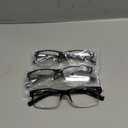 NORPERWIS Reading Glasses 5 Pairs Quality Readers Spring Hinge Glasses for Reading for Men and Women (5pcs - Black/Clear, 2.00)