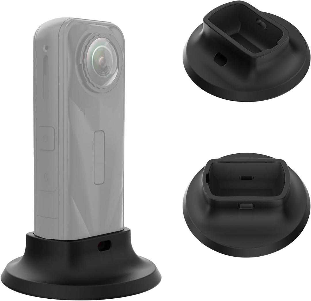 Camera Mount Stand Base for Insta360 X5, Silicone Non-Slip Desktop Mount, Base Gimbal Support Adapter Stabilizer for Insta 360 X5 Action Camera Accessories