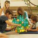 Magtiles | Magnetic Tiles for Kids Ages 4-8 Educational Toys Magnet Building Blocks 54 Set Montessori Cubes for Boys Girls Gift Birthday Present Sensory Learning