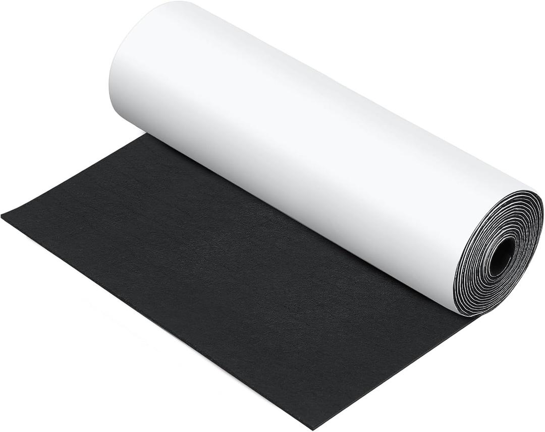 Fullhawl 20 x 120 Inch Large Felt Furniture Pads, Black