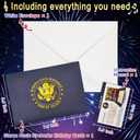 3D Pop-Up Birthday Card with Music & Light Presidents Voice Funny Greeting, Happy Birthday Song & Blow-Out Candle Effect Unique Gift for Him & Her