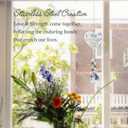 Memorial Crystal Suncatcher, Sympathy Gifts for Loss of Wife, Memorial Gifts for Loss of Wife, Hanging Crystals Ornament for Window Rainbow Maker Prisms Home Decor Gift