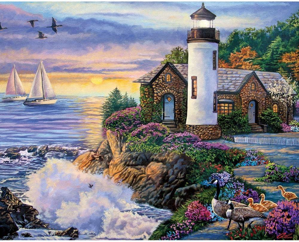 Bits and Pieces  Large 500 Piece Jigsaw Puzzle for Adults  Perfect Dawn Designed by Artist Laura Glen Lawson, Completed Puzzle Size: 18" x 24"