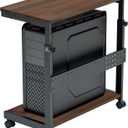 EUREKA ERGONOMIC PC Stand Height Adjustable Black

Height-Adjustable 2-Tier PC Stand With Wheels For ATX Computer Cases Or Printers, Durable Steel Frame And Smooth Mobility, Black