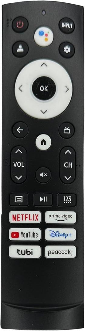 Generic Universal Replacement Remote Control for Hisense Smart Google TV