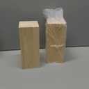 Landical 2 Pack Pine Wood Carving Blocks 10x4x4 Inch Unfinished Whittling Wooden Blocks for Beginners Home Christmas DIY Arts Supplies