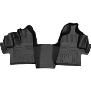 Mixsuper Custom Fit for Floor Mats 2015-2021 Ford Transit 150/250/350 (No Transit Connect) All Weather Floor Liners 1st Row 1 Piece