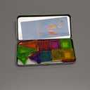 Mini Portable Magnetic Blocks with Iron Storage Box - Travel Magnet Building Block for Toddler 1-3, STEM ConstructionToys for Kids Ages 4-8, Educational Learning Toy Gift for Girls -Castle