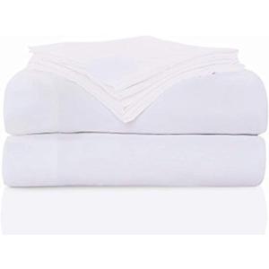 Sausalito Nights 300 Thread Count Cotton Sheet Set, Twin, White