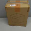 Lifewit Storage Cubes, Foldable Decorative Fabric Storage Baskets for Organizing Home Organizers with Handles for Shelves, Closet, 11 Inch Bins, 18L Black, 16 Packs