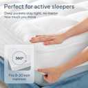 Niagara Sleep Solution Cloud-Like Twin XL Mattress Topper - 100% Cotton Top Mattress Pad for Back Pain Relief - Breathable & Naturally Cooling for Hot Sleepers, White