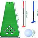 Golf Putting Mat for Indoor & Outdoor Practice, 11 x 1.64 feet