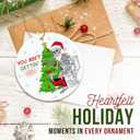 3 x ZAGKOO Skeleton Christmas Ornament - Funny Christmas Ornament 2025 - Funny for Adults, Men, Women - Hilarious Gag Gifts Skull Ornament Exchange Idea - White Elephant Xmas Ornament