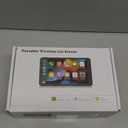 Portable Wireless Carplay Car Stereo, 7" HD Touchscreen for Car with Apple CarPlay & Android Auto with Backup Camera/Mirror Link/Voice Control/Bluetooth/GPS/AUX/FM Satellite Radio for All Vehicles