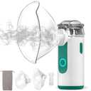 Mayluck Portable Nebulizer for Breathing Problems, Handheld Nebulizer for Kids and Adults, Small Nebulizer Machine with Self-Clean Mode for Home Use
