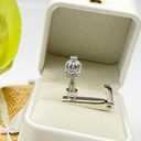 Handmade Creative Violin Fine Tuning Violin Tuners Violin Screw Violin String Adjusters for 3/4 4/4 Violins (2SILVER) (02-Silver Crown)