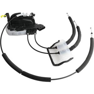 Power Door Lock Actuator Door Latch with Cables, Fits for 2008-2012 Infiniti EX35 2014-2017 QX50 Front Left (Driver Door), Repalces OEM 80501-1BA0A, DL363
