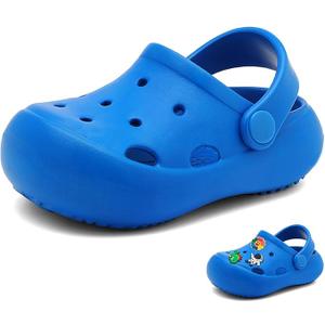 Toddler Classic Clogs Skin-Friendly Comfy Lightweight 丨Boys Girls Slip On Water Shoes, 150mm