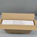 13 Gallon Disposable Trash Cans for Parties, 4 Pack Extra Large Portable Trash Can White Pop Up Trash Cans Bin, Recycle Collapsible Garbage Can Bins for Party Kitchen Camping Trash Can, White 