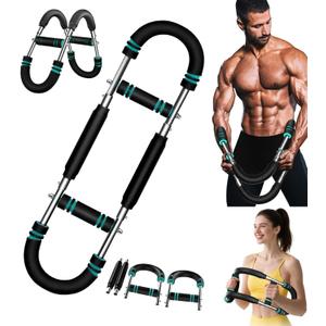 Twister Arm Trainer, 66-110lb Adjustable Chest Workout Equipment, Upper Body Strength Training Machine, Portable Spring Resistance Home Fitness Equipment, Detachable Design Fitness Anywhere