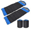 Blue Double Conjoined Hooded Sleeping Bag Outdoor Camping or Indoor Sleep