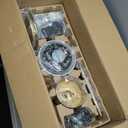 52 Inch 6 Speed High CFM Quiet DC Motor Modern Ceiling Fan with Lights Remote Control, 3 Blade White Gold Indoor Bedroom Living Room Ceiling Fan