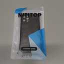 NITITOP Compatible with iPhone 13 Mini Case Cute Cherry Bow Ribbon Pattern for Girls Women Soft TPU Durable Full Camera Lens Shockproof Protective Cover - Black