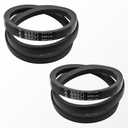 WWAMBEDDYST 585416 585416MA (1/2" x 38") Snow Thrower Auger Belt Snow Blowers Replacement Belts for MTD Craftsman Snow Blowers 585416MA, 585416, Murray 1695425, Snowblower Drive Belt (2-Pack)