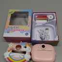 Kids Camera Instant Print, 1080P Digital Camera for Kids with 32GB SD Card, Toddler Girl Toys Birthday Festival Gifts for 3 4 5 6 7 8 9 10 Year Old Girls, Portable Travel Toys for Girls Age 3-10 (Light Pink)