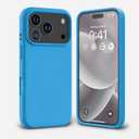 ENTRONIX Phone Case Compatible with iPhone 17 Pro  Soft-Touch Protective Liquid Silicone Cover, Aqua