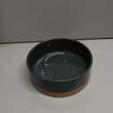 Mora Ceramic Pet Bowl Size Medium - Food/Water Dish for Large Puppies, Cats, Retrievers, Medium Sized Dogs, ect. 28oz or 4 Cups - Basic Bowls for Your Dog or Cat, Mix and Match for a Set - Charcoal